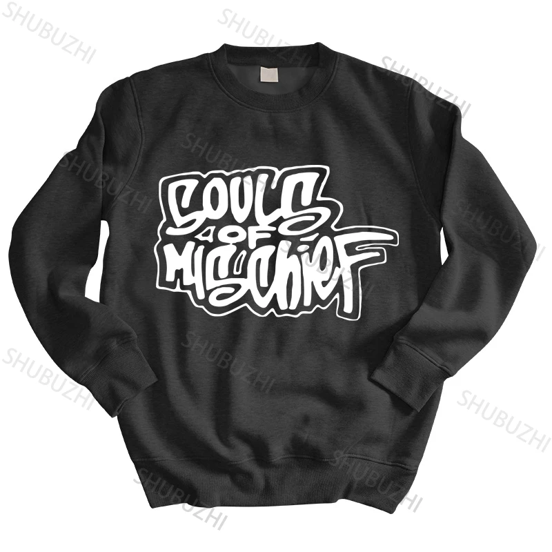 

men autumn sweatshirt black hoody Souls of Mischief Rap Hip Hop Hieroglyphics