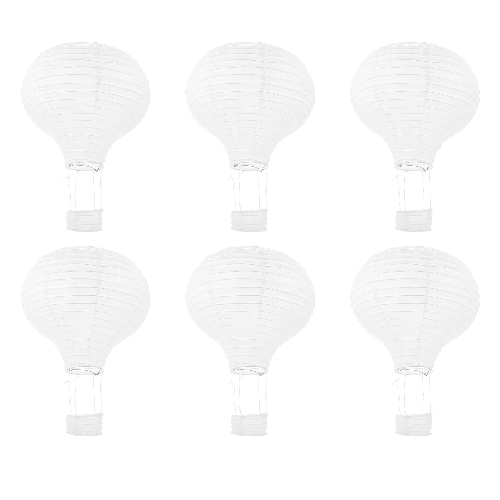 

6 шт. бумажные воздушные шары, фонарики, свадебные украшения, праздничные сферические белые подвесные украшения, рисовые комнатные Фотообои