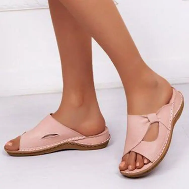 

2021 Slippers Women Sandals Summer Shoes Flats Heel Flip Gladiator Brief Sandals Women Shoes Woman Open Top Sandalias Mujer