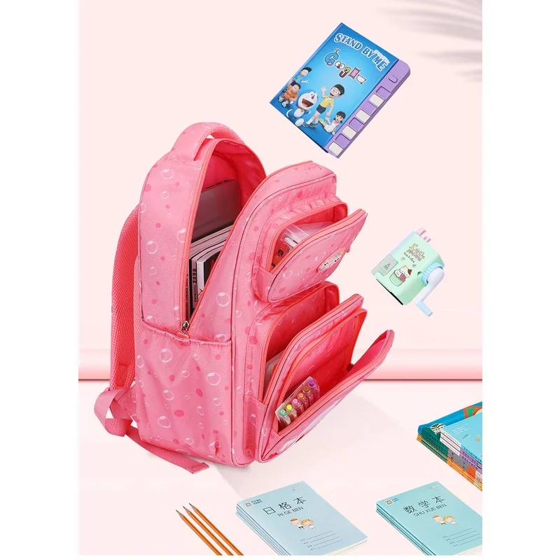 Girl Princess Mermaid Fish Tail Cute Rainbow Fashion Schoolbags New Children Grade 1-3-6 Light Comfortable Light Backpacks Hot