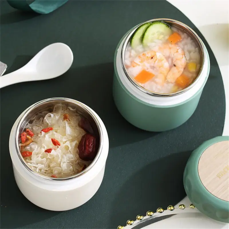 

304 Stainless Steel Portable Soup Cup Reasonable Capacity Outdoor Office Student Breakfast Cup Porridge Soup Jar Soup Cup