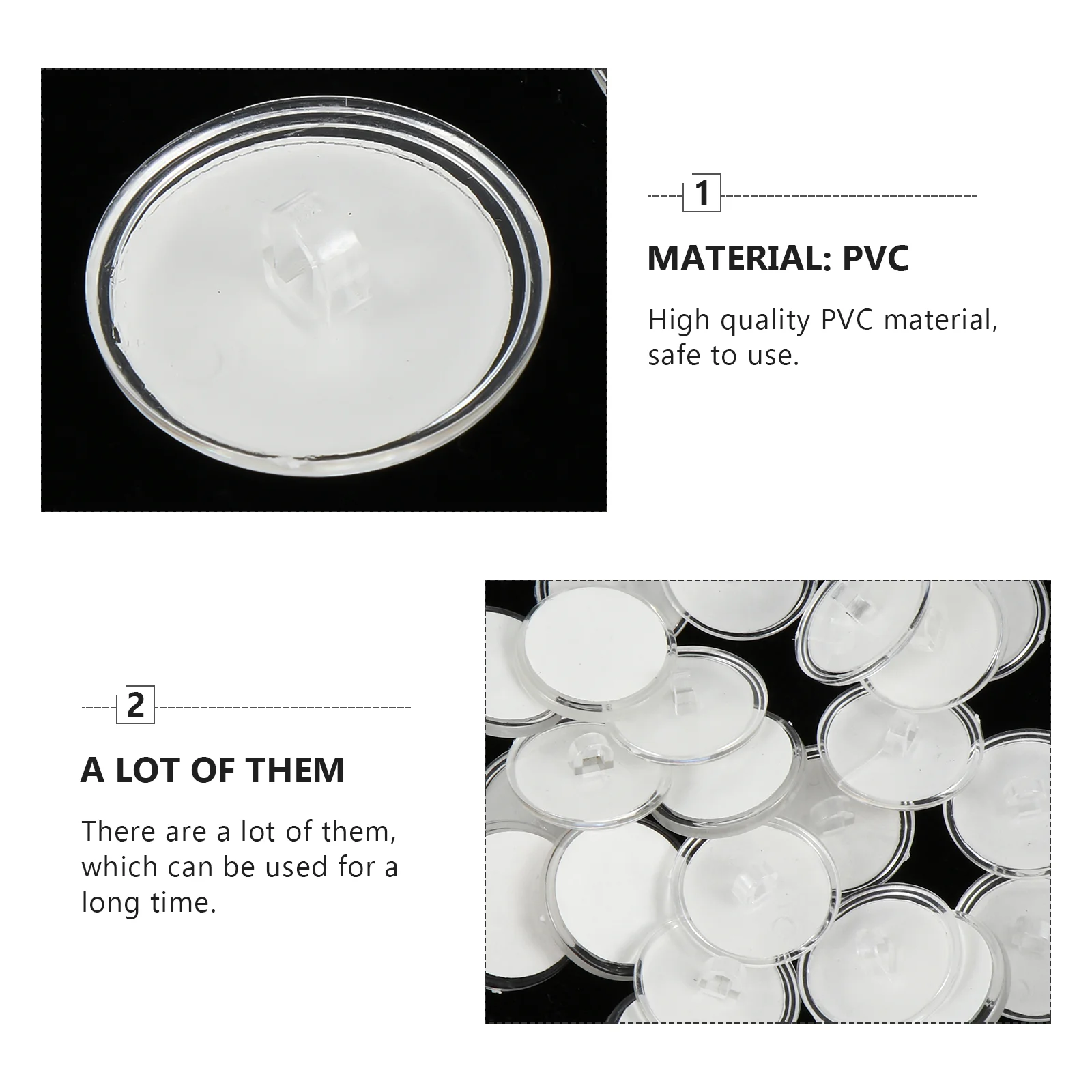 50 шт. присоски для крепления на потолок