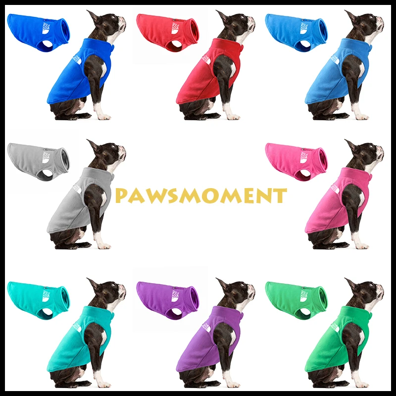 Флисовый теплый жилет для йорков одежда домашних питомцев маленьких собак