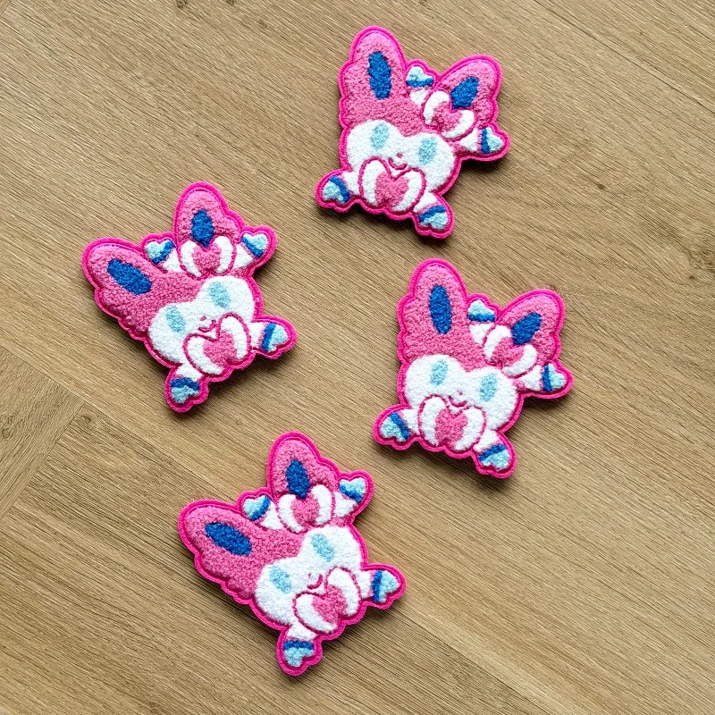 Фото Наклейки для волос Pokemon Broken Hair Stickers Ditto с аниме-принтом, милые украшения для волос, заколки, средство для укладки непослушных волос, подарки №4