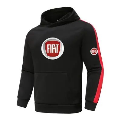

2022 New Hoodies Man Fiat Logo Printed Spring and Autumn Hoodie Sportswear Long Sleeve Hoody