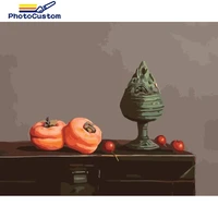 photocustom oil painting by number still life drawing on canvas diy pictures by numbers landscape kits hand painted paintings ho