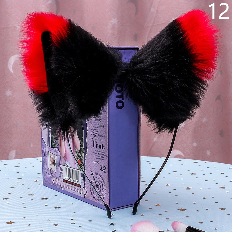 

Hot Sale Cosplay CostumeGirls Fashion Cat Animal Ears Hairpin Headbands Handmade Hair Accessories