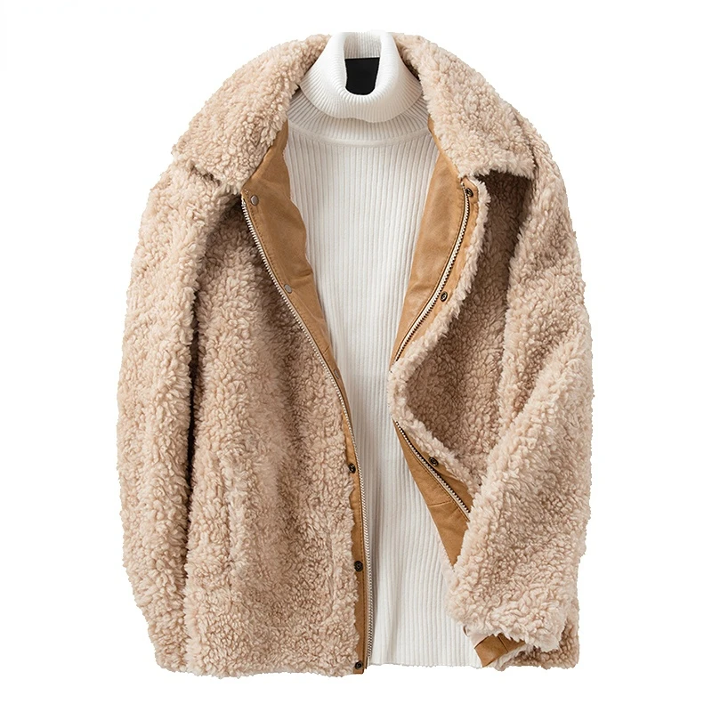 

Мужское зимнее теплое пальто, модель 2023 года, шерстяные пальто, мужская одежда в Корейском стиле, мужские пальто FCY3116