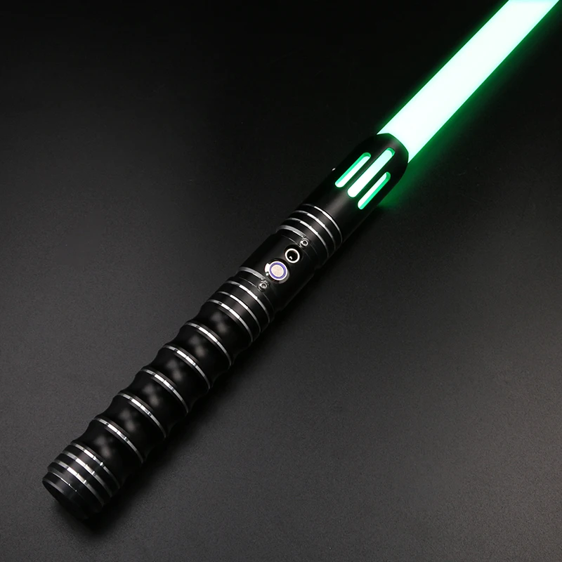 

CXSABER RGB Lightssaber Metal Hilt 12 Color Changing with 10 Set Sounfonts FOC Lock Up Light Saber Blaster Swords Toys Gifts