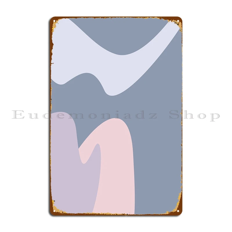 

Абстрактный фиолетовый металлический плакат с напечатанным в кинотеатре гаражным плакатом Настенный декор роспись оловянный плакат