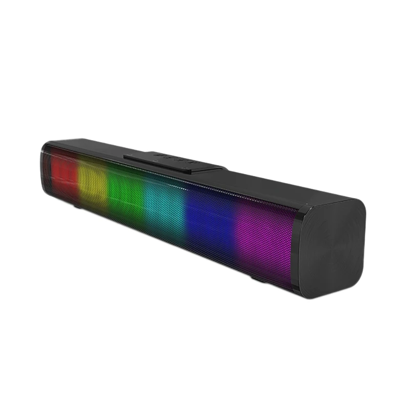 

Colorful Bluetooth Speaker Supports Aux Bluetooth 5.0 Tf Card Audio Speaker Suitable For Mobile Phone/Pc