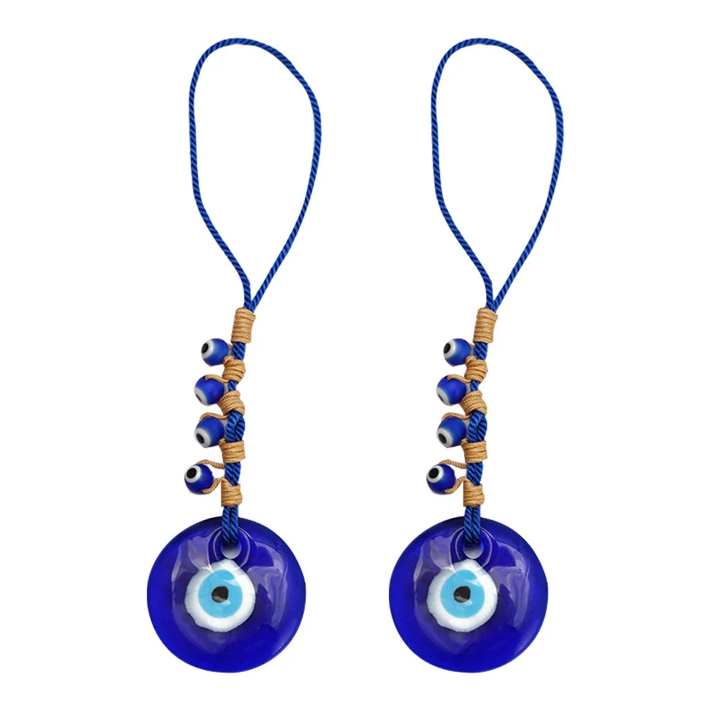 

Devil's Eye Pendant DIY Accessories Bead Material Blue Beads Hanging Turkish Eyes Blessing Decor Womens Minimalist Wallet