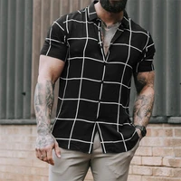 mens national style long sleeve shirt hawaiian print european american trend cardigan men clothing casual business shirts m 3xl