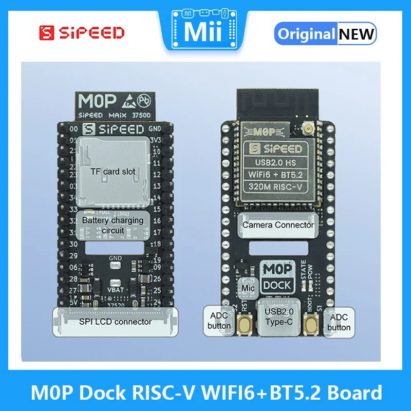Sipeed M0P Dock BL618 TinyML RISC-V WIFI6 BT5.2 BLE Модульная плата