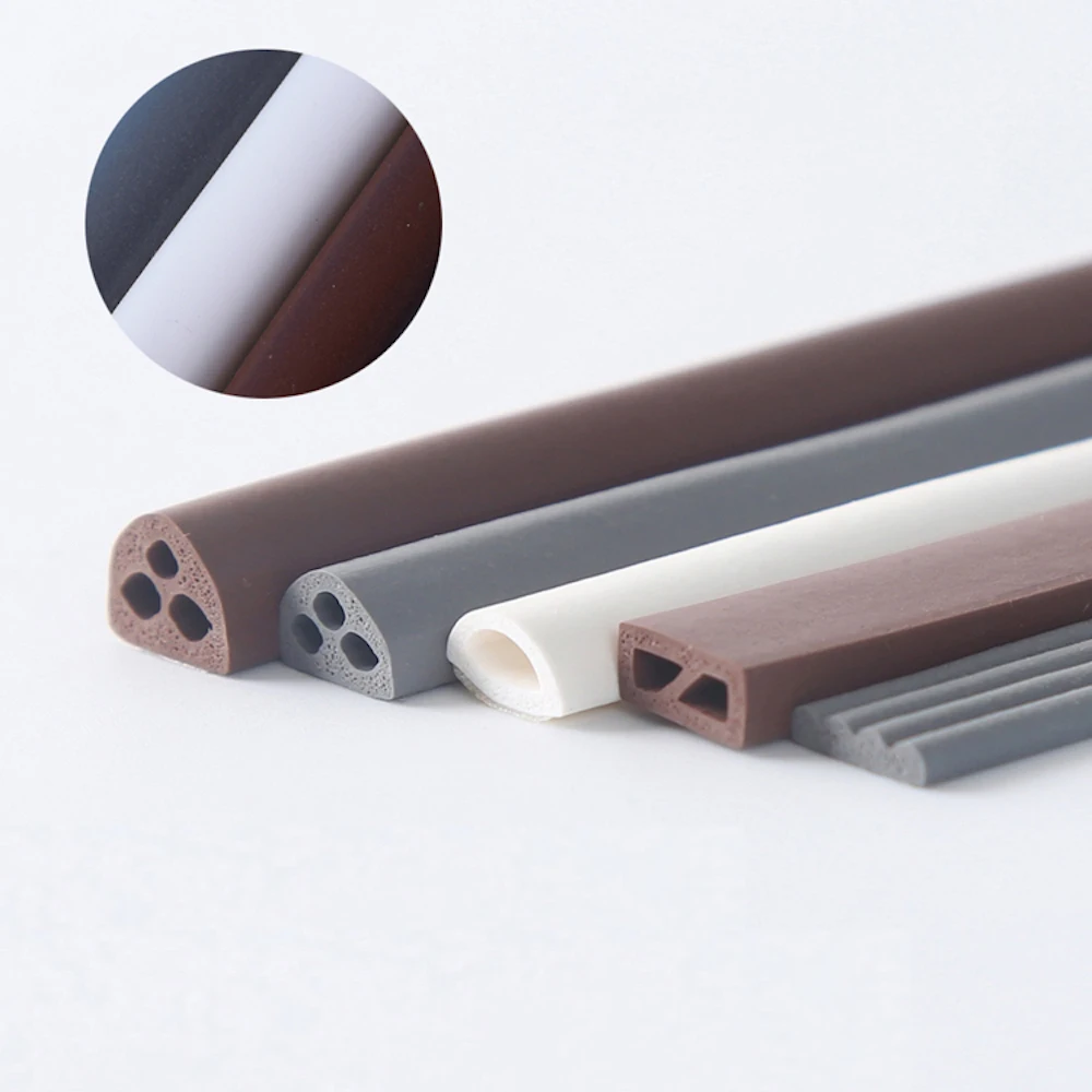 

Silicone Rubber Adhesive Seals Sliding Door Window Weatherstrip Cupboard Wardrobe Gasket 9 x 2mm 4mm 6mm 8mm 6m Gray White Brown