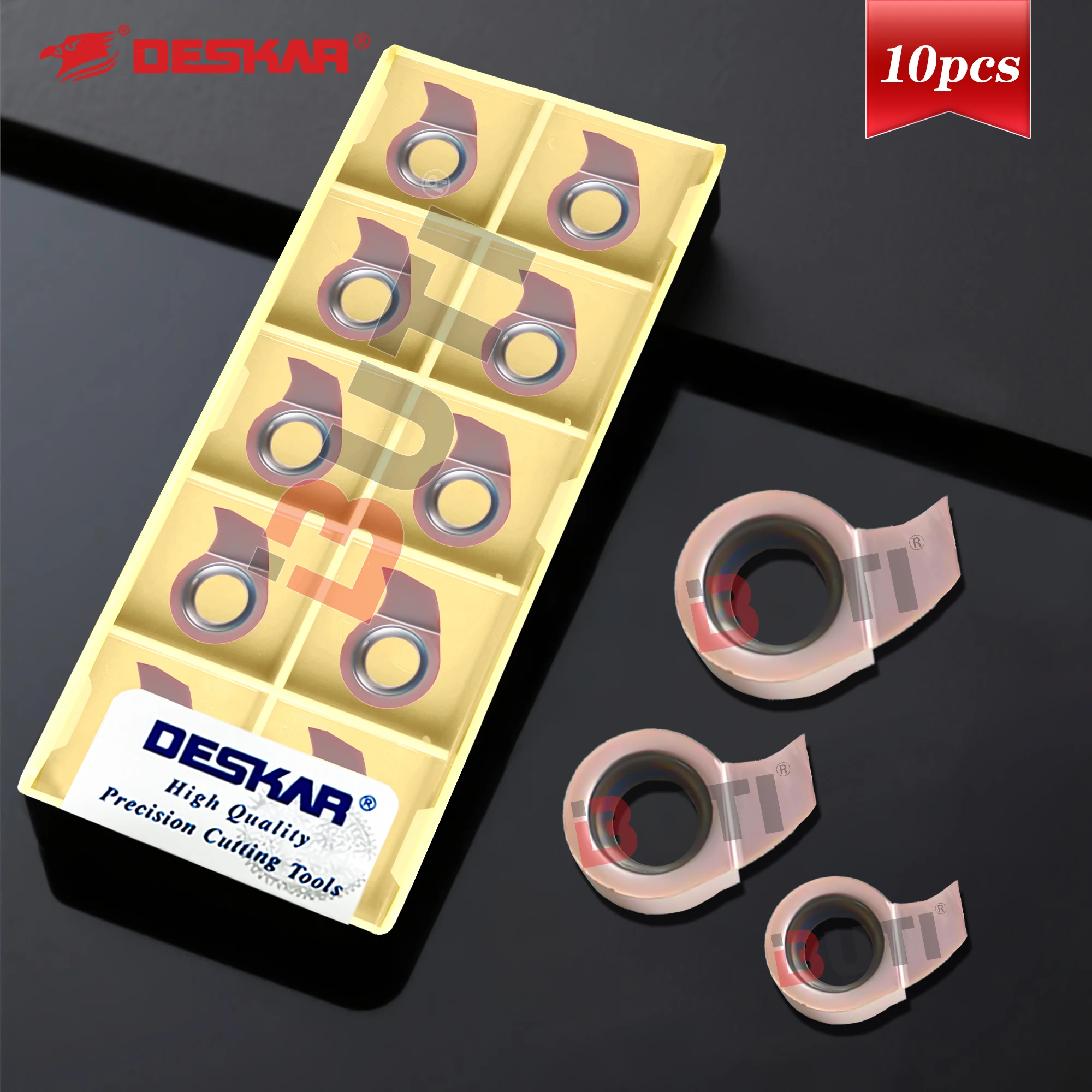 DESKAR Токарный станок с ЧПУ, вставки для обработки MB05-150-2.8-D09 LF6018 MB07 MB09, вставка для обработки материалов из нержавеющей стали