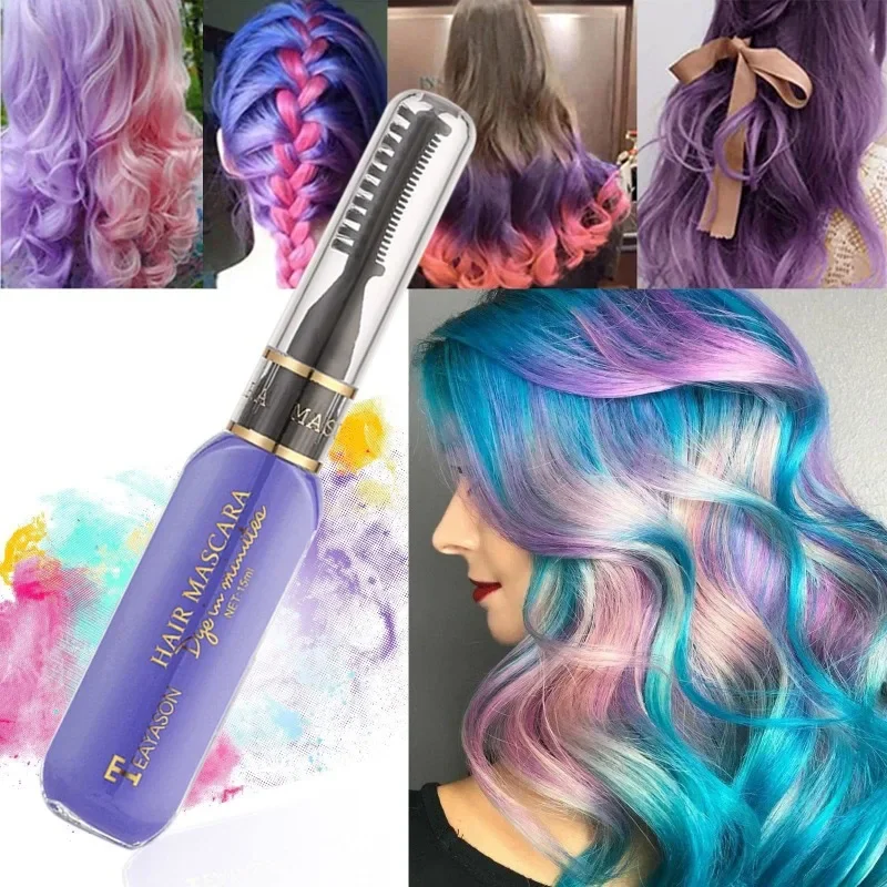 13 цветов одноразовая краска для волос легко окрашивается женская Краска