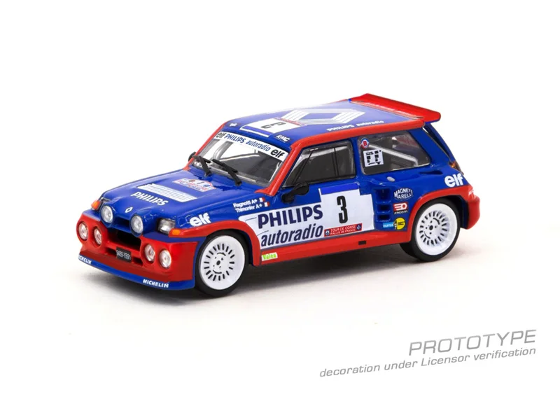 

PreSale Tarmac Works 1:64 Renault 5 MAXI Turbo 1985 Winner Die-Cast Car Model Collection Miniature