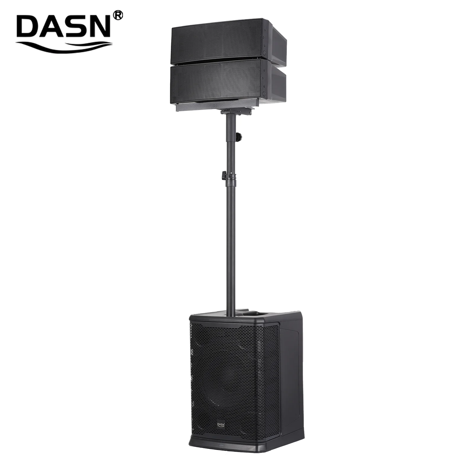 Фото DASN B16 4000 Вт Пик 1000 Вт RMS Audio Dj Party Stage Активный профессиональный линейный массив Колонка Динамик 12-дюймовый сабвуфер Система PA №5