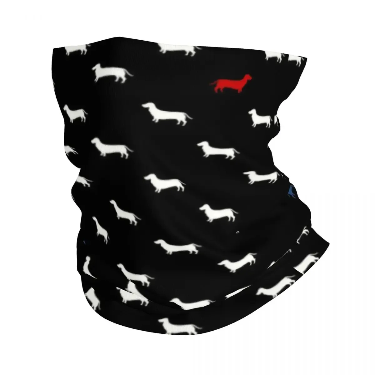 

Dachshund Winter Headband Neck Warmer Women Men Ski Camping Tube Scarf Badger Sausage the Wiener Dog Face Bandana Gaiter