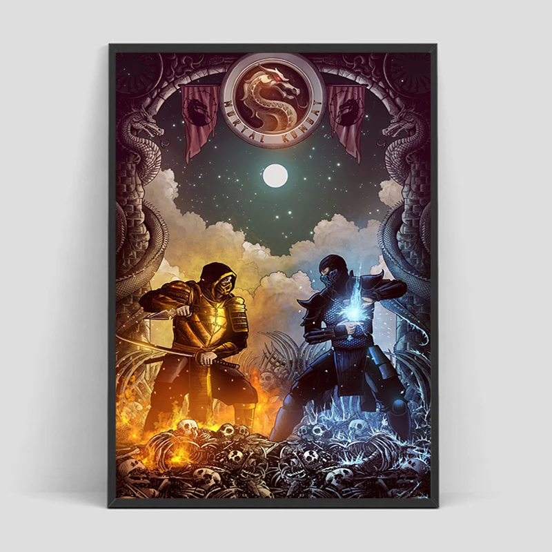 Mortal Kombat Постер на холсте
