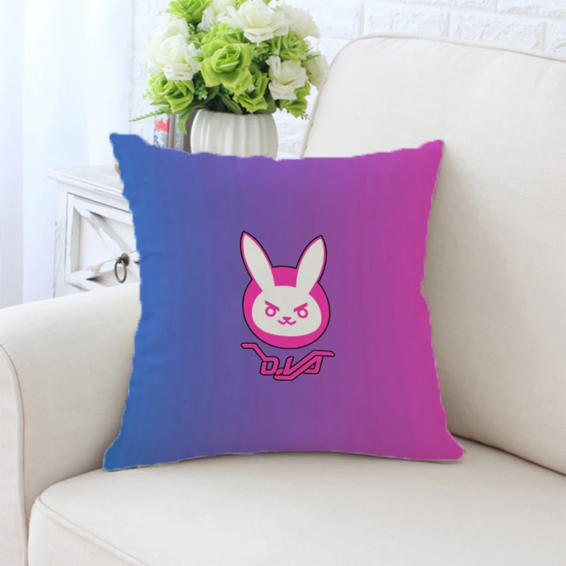 S Overwatch D.vas Car Sofa Decorative Cushion Cover Pillow S