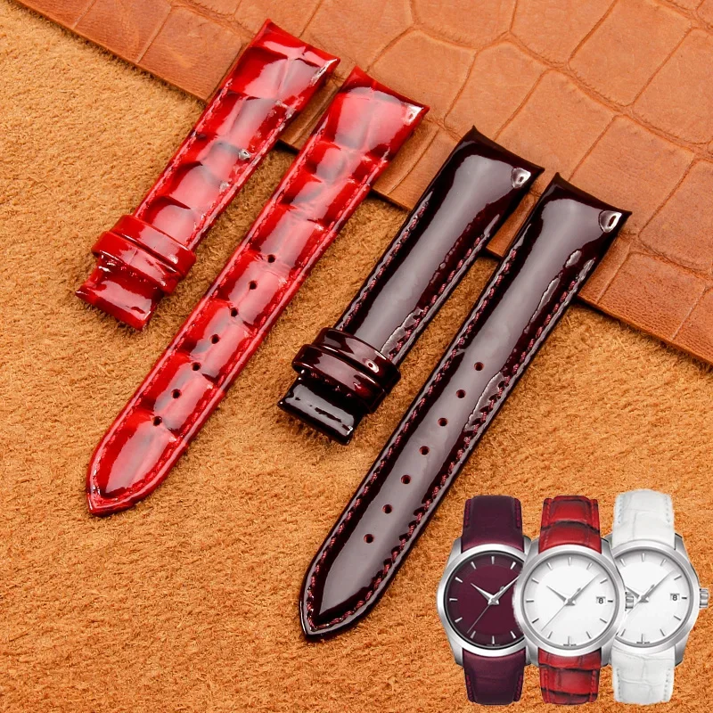 

Ремешок из натуральной кожи для часов Tissot 1853 T035, водонепроницаемый, с защитой от пота, T035210a T035207, аксессуары для часов, 18 мм