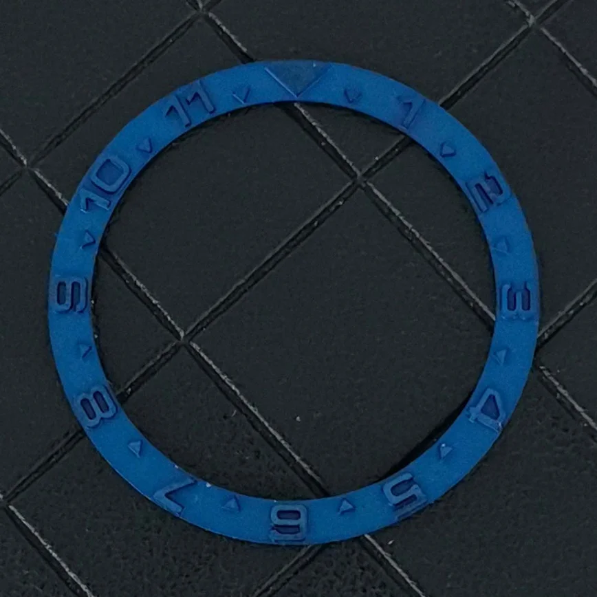 39MM Watch Bezel Insert Ceramic Convex Ring Steel Convex Ring Flat Bezel Opening 39MM Outer Diameter 32MM Inner Diameter