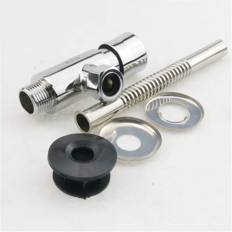 

Durable Toilet Flushing Flaush Valve Zinc Alloy Toilet Water Tank Valve Bathroom Toilet Valve Hotel Hand Pressing Flushing Tool