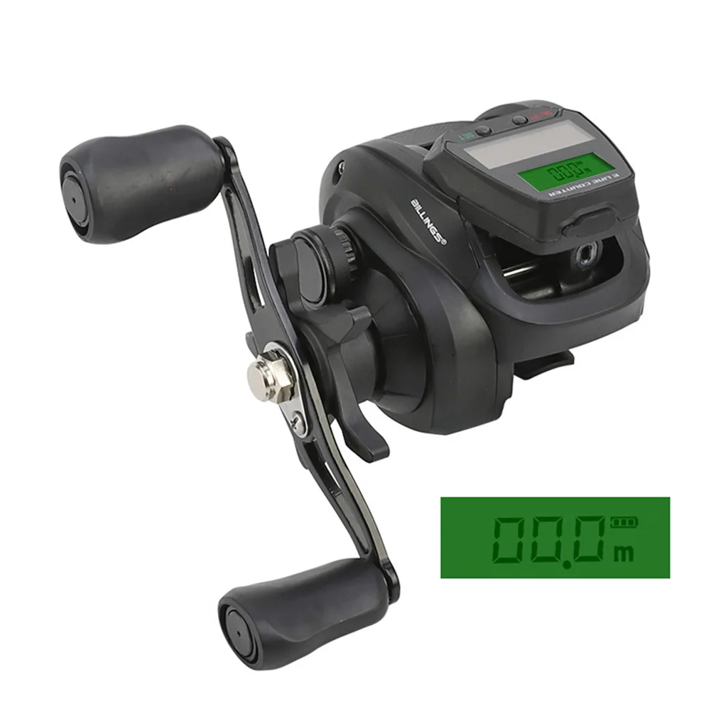 

Baitcasting Reel Fishing Reel With Accurate Line Counter Aluminum Alloy Digital Display Fishing Tackle Left Hand