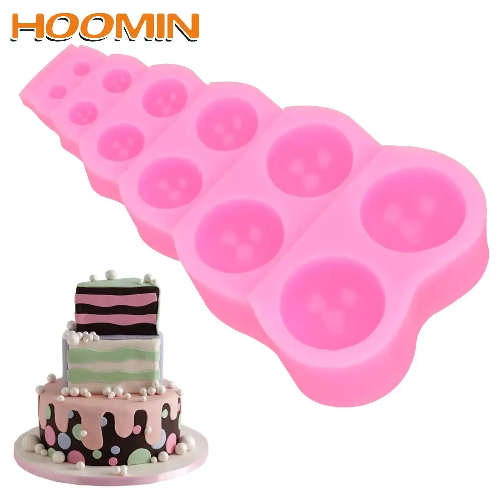 

HOOMIN Kitchen DIY Baking Chocolate Fudge Mold Multi Size Pearl Ball Shape Mould Silicone Cake Model Cake Decorating Tool