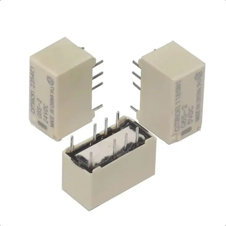 【10-1 шт.】Реле G6S-2-3VDC G6S-2-5VDC G6S-2-12VDC G6S-2-24VDC DC 3 В 5 12 24 Реле 8 контактов постоянного тока