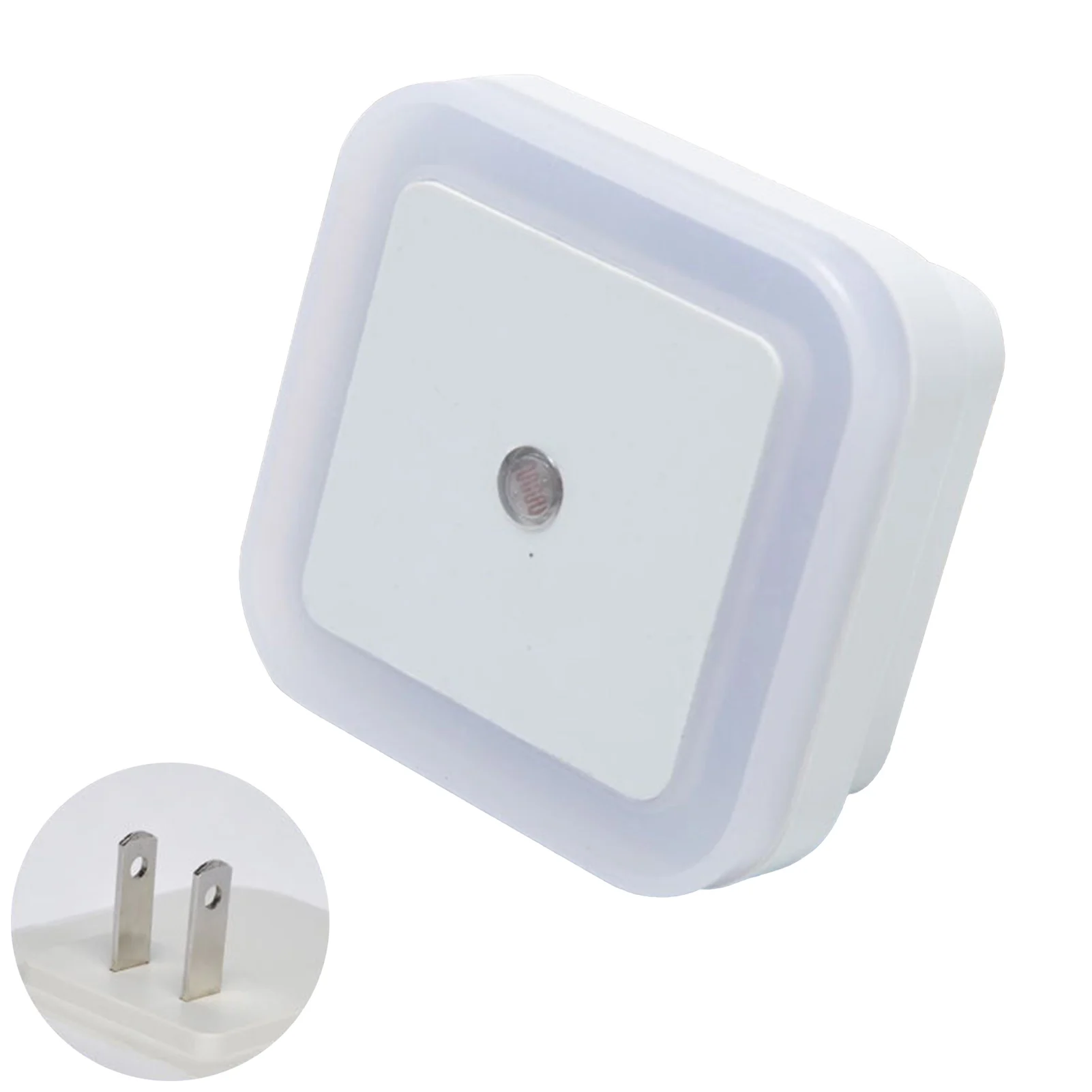 

Plug In ABS For Bedroom Square Indoor Home Decor LED Night Light Hallway Baby Nursery Mini Multifunctional Compact Stairs
