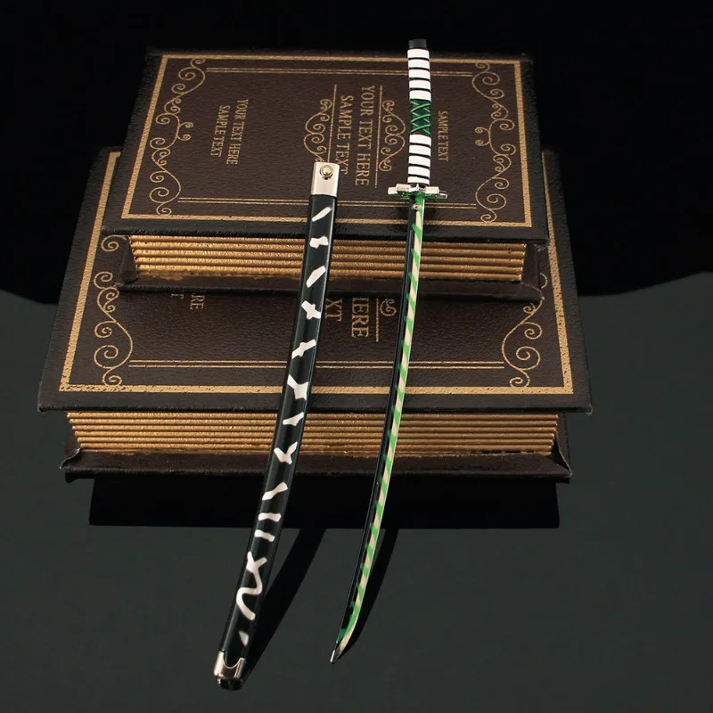26 см Shinazugawa Sanemi Nichirin меч Demon Slayer анимация периферийные металлические модели