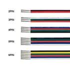 3-контактный светодиодный кабель 2 4 5 6 Core кабель JST SM разъем медный Электрический кабель светодиодный кабель провод для WS2812B RGB RGBW 5050 светодиодные ленты светильник