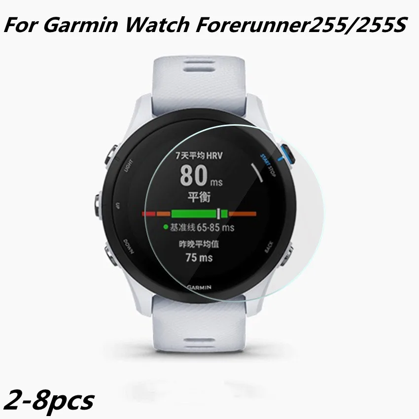 

2-6 шт. закаленное стекло для Garmin Watch Forerunner255 46 мм Улучшенная Защитная пленка Защитные аксессуары для умных часов