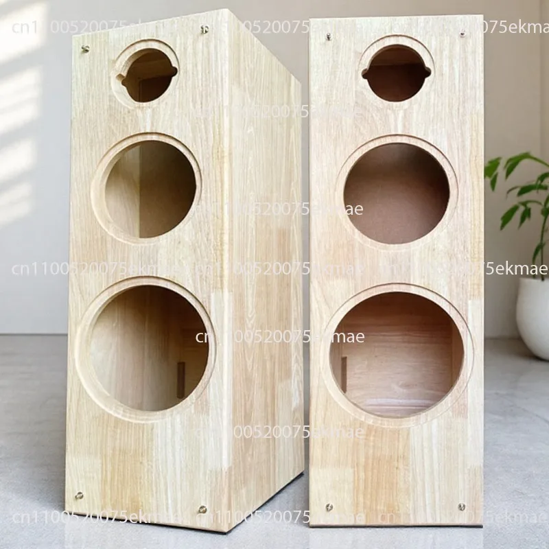Фото 1 шт. DIY 8-дюймовый пустой корпус для 3-полосной пассивной полочной/напольной акустической системы, основной аудио-дивайс для дома №1