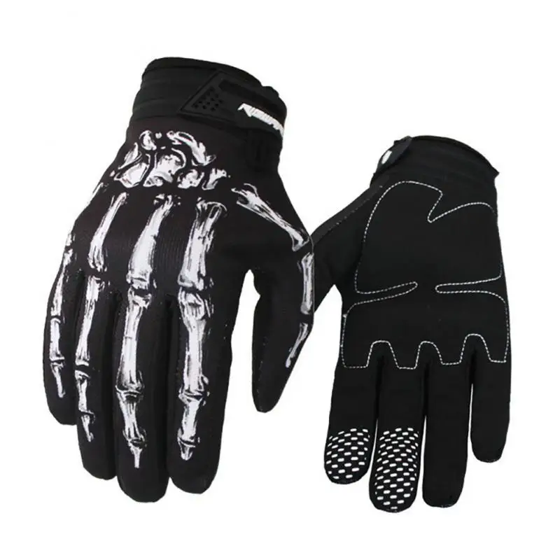 

Cycling Gloves Skull Rose Winter Warm Gloves Guantes Motorcycle Glove Skiing Mittens Outdoor Sport Glove Cycling Equipment