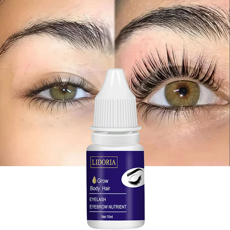 Natural Eyelash Growthing Serum 7 Days Fast Eyelashes Enhancer Essence Longer Thicker Fuller Lashes Eyebrows Lifting Eye Care