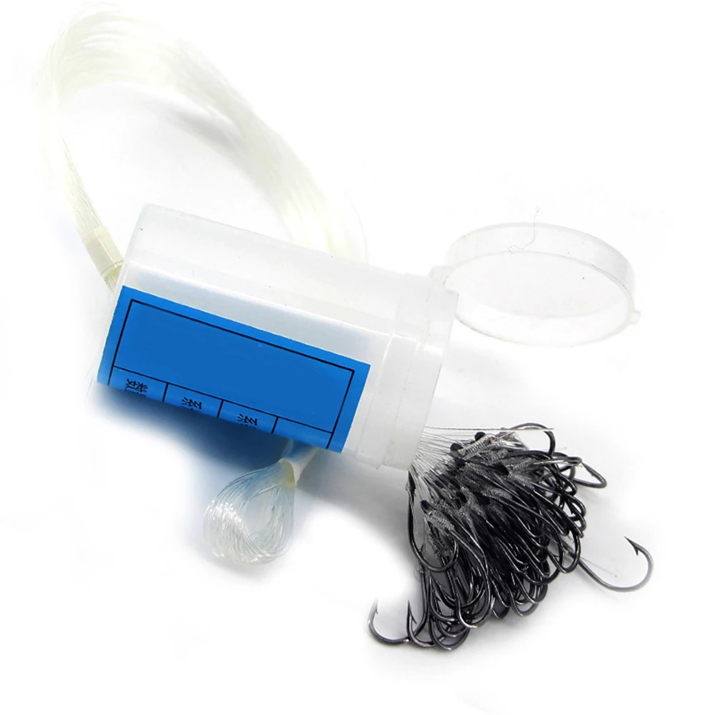 

Reliable Fish Hook with Line Included Flattened Body for Maximum Pulling Force Suitable for Medium and Large Fish