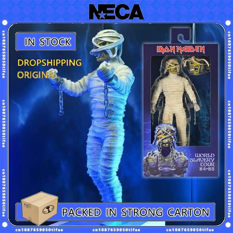 NECA Toys Iron Maiden Eddie Mummy 8 ''фигурки оригинальные аниме куклы статуя модель