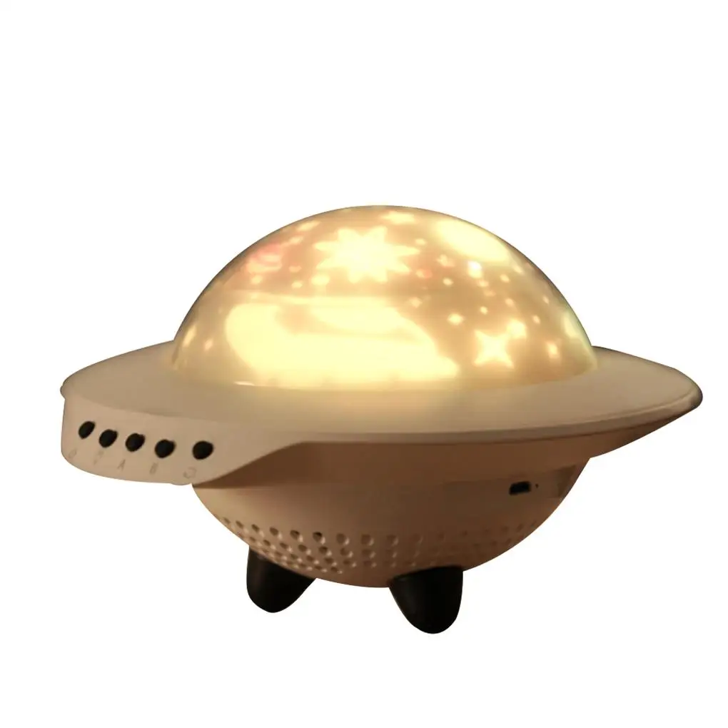 

UFO Starry Sky Projection light Flying Saucer Bluetooth speaker LED Night Light With Remote Control Boys Girls Birthday Gifts