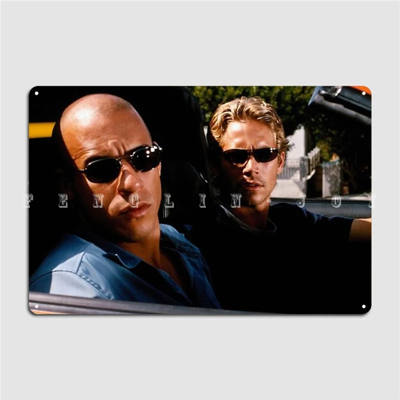 Металлический знак Форсаж для гостиной винтажная стена Жестяная Табличка с