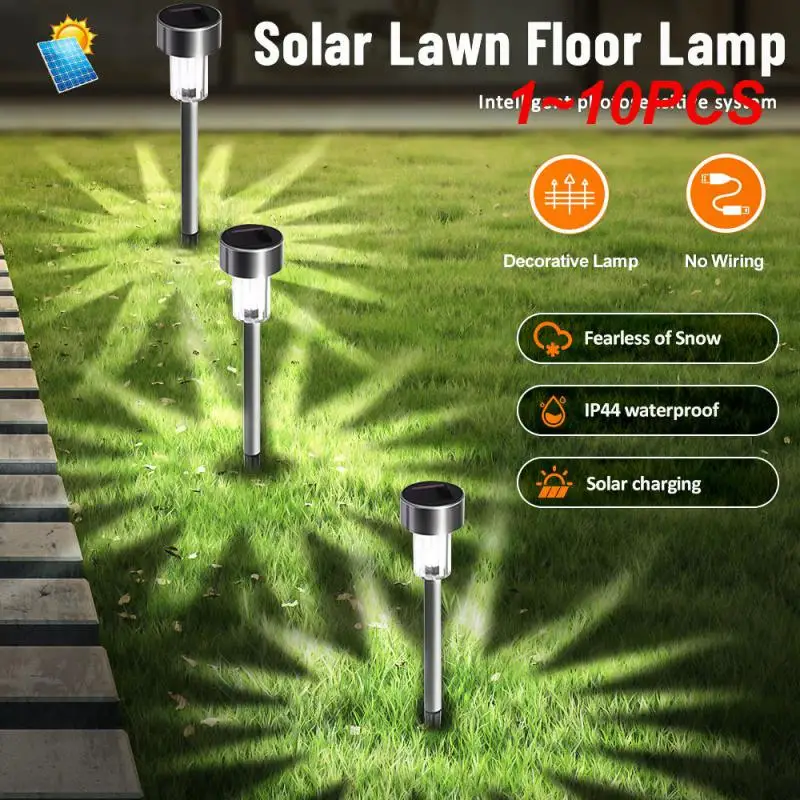 

1 ~ 10 шт., водонепроницаемые фонари на солнечной батарее