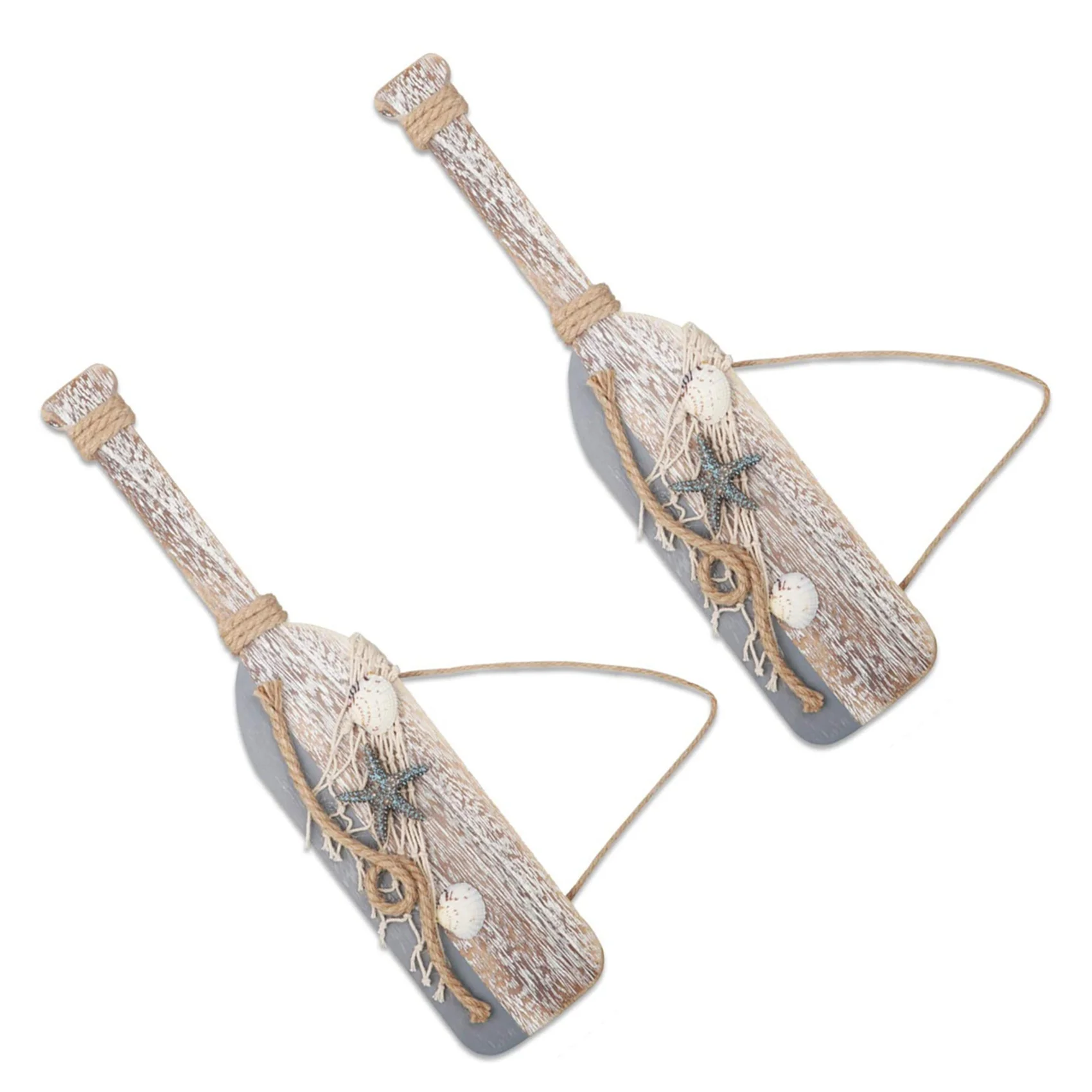 

2 шт. 40 см Деревянный Декоративный овар с морской звездой и ракушками для морского украшения