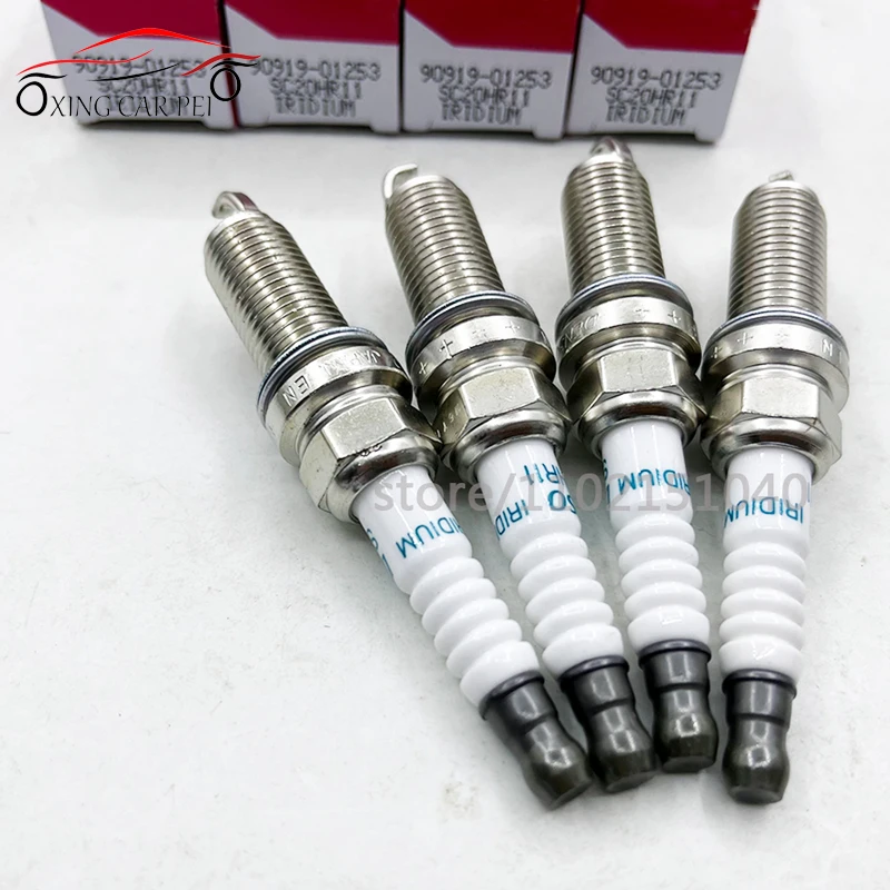 

4 шт. Новая 90919-01253 SC20HR11 иридиевая свеча зажигания для Toyota Corolla Prius Lexus Scion 90919 01253 SC20HR-11 9091901253