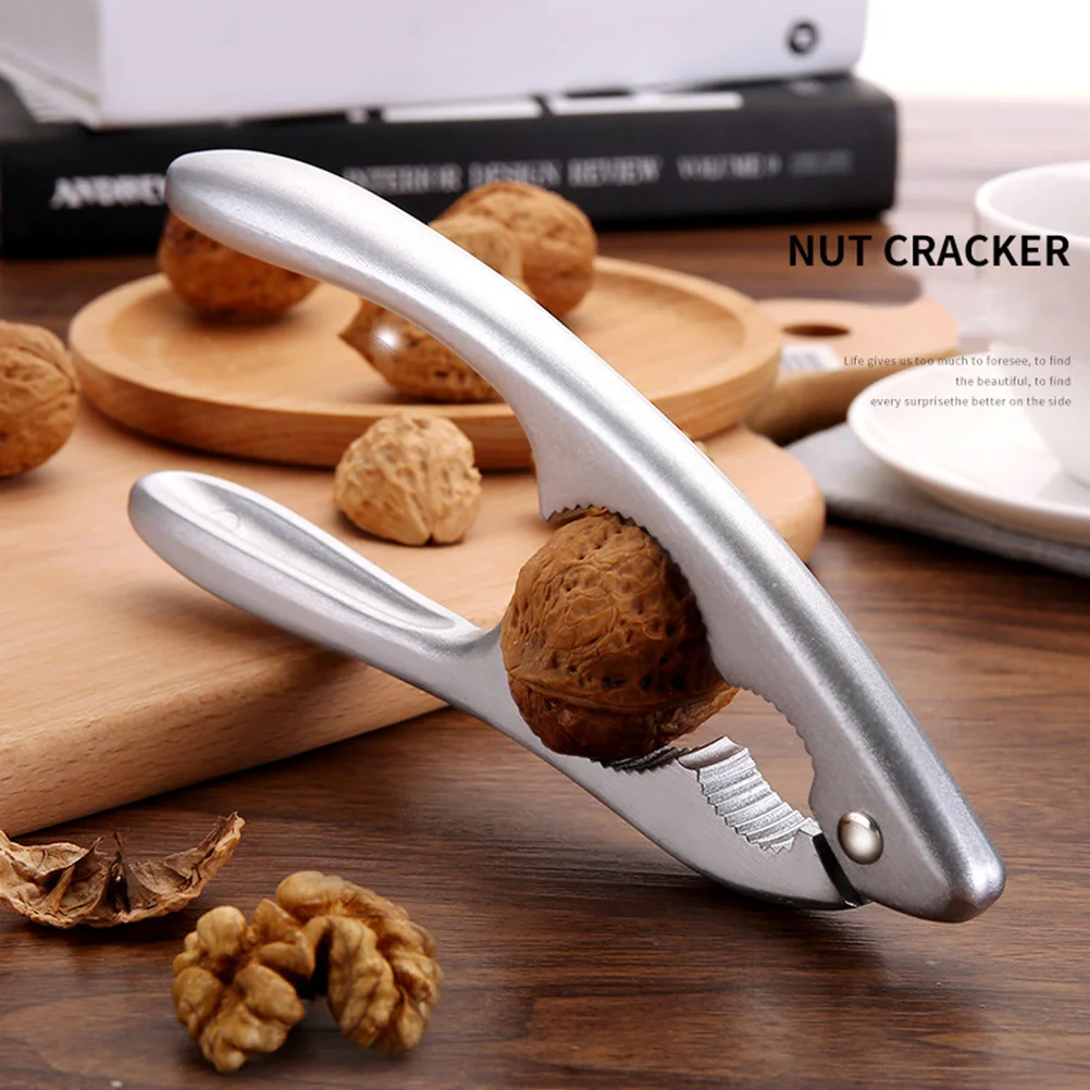 

Multifunctional Aluminum Alloy Nutcracker Walnut Clip Nut Pliers Clip Portable Walnut Sheller Nut Crackers Tool