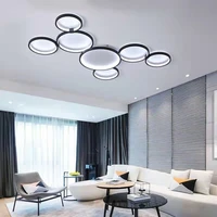 simple and modern led ceiling lamp living room bedroom study dining room home interior lighting decoration chandelie