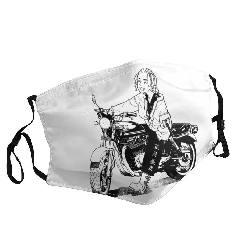 

Reusable Tokyo Revengers Mikey Mouth Mask Sano Tokyo Anime Manga Mask Men Women Anti Dust Protection Cover Respirator Muffle