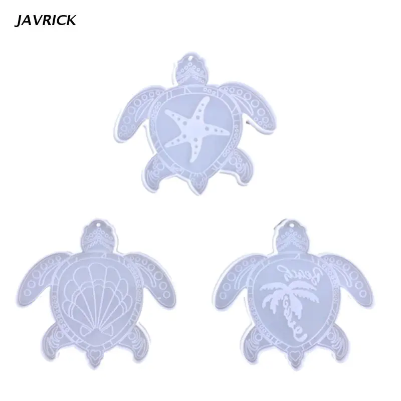 

Resin Casting Silicone Mold Turtle Shape Keychain Pendant Jewelry Mould DIY